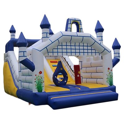 MYTS Snowy White Inflatable Playground Bounce House